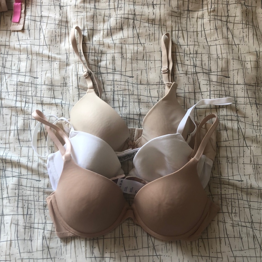 Lot of 3 Used Women’s Underwire Bra’s 34B